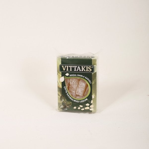 Doğal Damla Sakızlı Çifte Kavrulmuş Lokum 75gr